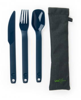 Uco Gear 3 PC EVERYDAY UTENSIL SET , OCEAN BLUE