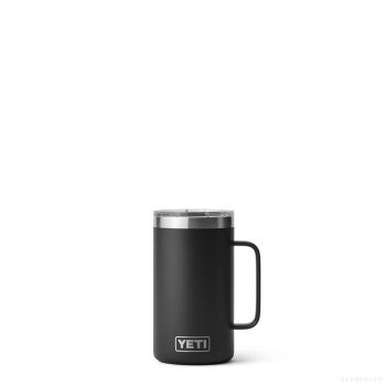 YETI RAMBLER 24 OZ MUG WITH MAGSLIDER LID BLACK