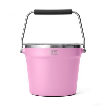YETI RAMBLER BEVERAGE BUCKET POWER PINK