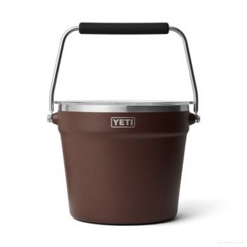 YETI RAMBLER BEVERAGE BUCKET WETLANDS BROWN