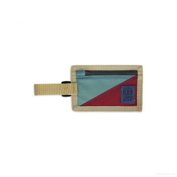 Topo Designs LUGGAGE TAG CARIBBEAN/DARK KHAKI