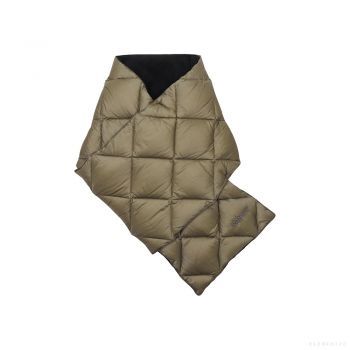 Gramicci DOWN SCARF STONE GREY #F