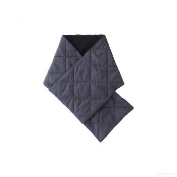 Gramicci THERMAL INSULATION QUILTED SCARF BLACK #F
