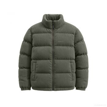 Gramicci UNISEX CORDUROY PUFFER INSULATION JACKET CHARCOAL