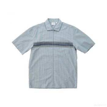 Gramicci MEN'S ZIP UP WAVE SHIRT PACIFIC PLAID