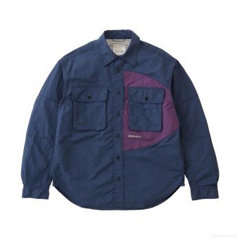 Gramicci MEN'S NYLON BRENTWOOD SHIRT DEEP NAVY
