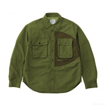 Gramicci MEN'S NYLON BRENTWOOD SHIRT OLIVE