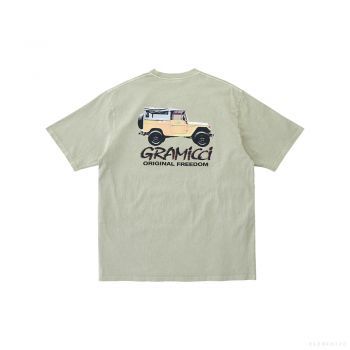 Gramicci UNISEX OFF ROAD TEE  PIGMENT DYED TWILL PIGMENT