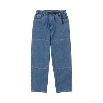 Gramicci MEN'S JAPANESE CHAMBRAY DOUBLE KNEE (BLUE)