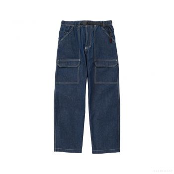 Gramicci MEN'S DENIM EQT PANT (RINSED INDIGO)