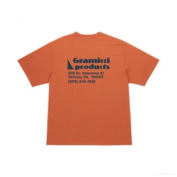 Gramicci UNISEX G-SAIL TEE (ORANGE)