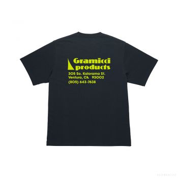 Gramicci UNISEX G-SAIL TEE (VINTAGE BLACK)