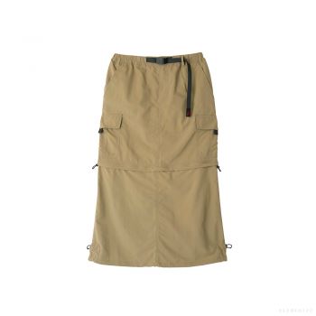 Gramicci WOMEN'S CONVERTIBLE CARGO SKIRT (KHAKI)