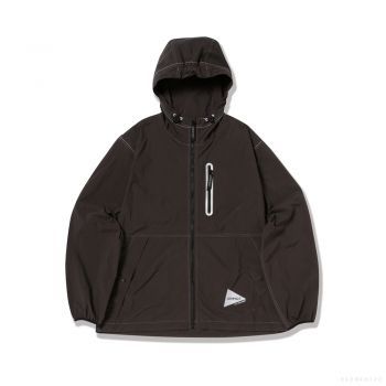 Gramicci UNISEX BRUSHED NYLON JACKET CHARCOAL