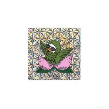 NANGA HOLOGRAPHIC GAAACY SQUARE STICKER (MOMO) #F