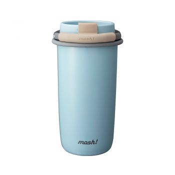 Mosh! LATTE STAINLESS STRAW TUMBLER 480 ML TURQUOISE