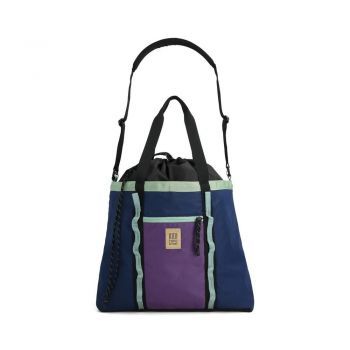 Topo Designs MOUNTAIN UTILITY TOTE MIDNIGHT/LOGANBERRY