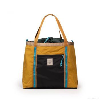 Topo Designs MOUNTAIN UTILITY TOTE MUSTARD/FOREST
