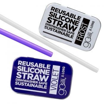 Gosili X-LONG STRAW TIN 2PK FROST/VIOLET
