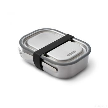 Black + Blum STAINLESS STEEL LUNCH BOX LARGE - BLACK