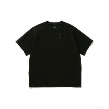 Snow Peak BREATHABLE QUICK DRY T-SHIRT (BLACK)