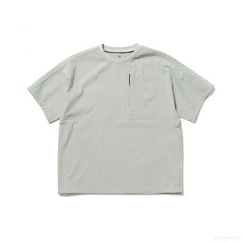 Snow Peak BREATHABLE QUICK DRY T-SHIRT (GREY)