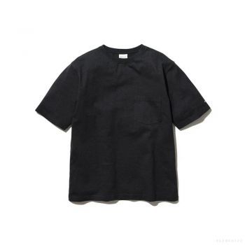Snow Peak RECYCLED COTTON T-SHIRT (BLACK)