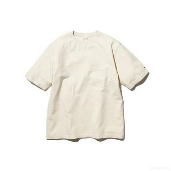 Snow Peak RECYCLED COTTON T-SHIRT (OATMEAL)