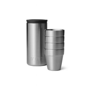 YETI SHOT GLASSES & CASE STAINLESS