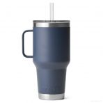 YETI RAMBLER 35 OZ MUG WITH STRAW LID NAVY