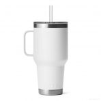 YETI RAMBLER 35 OZ MUG WITH STRAW LID WHITE