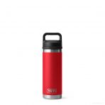 YETI RAMBLER 18 OZ BOTTLE CHUG RESCUE RED