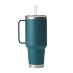 YETI RAMBLER 42 OZ MUG WITH STRAW LID AGAVE TEAL